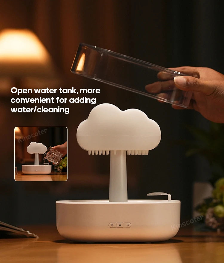 Rain Clouds Aroma Raindrops Air Humidifier Ultrasonic Sprayer