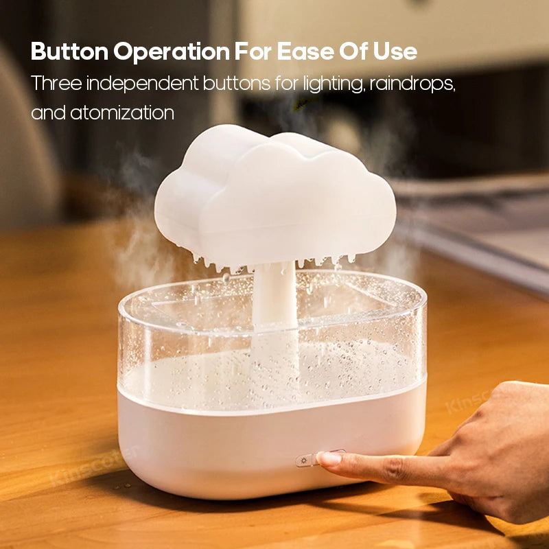 Rain Clouds Aroma Raindrops Air Humidifier Ultrasonic Sprayer