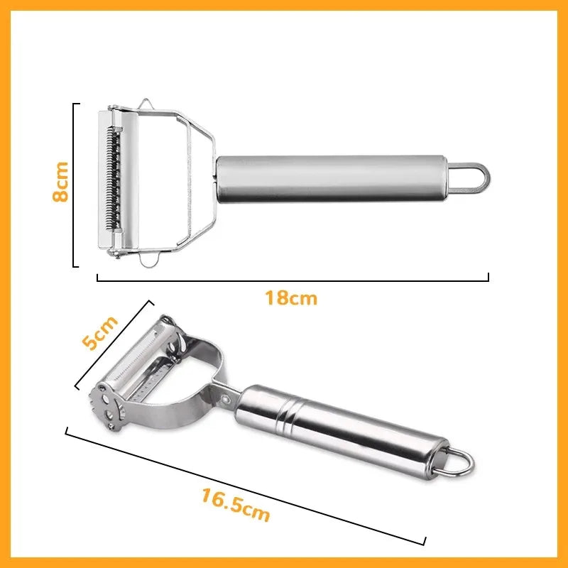 Multifunctional Stainless Steel Vegetable & Fruit Peeler