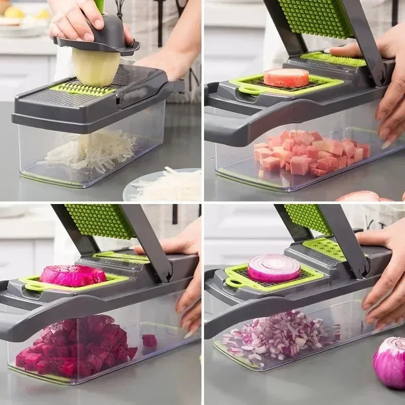 Multifunctional Vegetable Chopper - 14/16 in 1