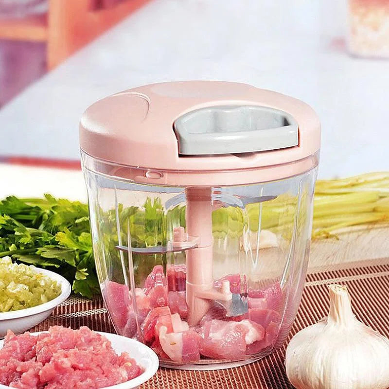 500/900ML Manual Meat Garlic Onion Chopper