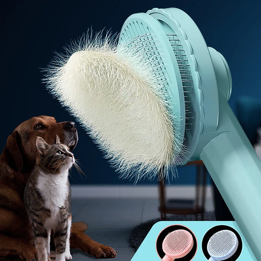 Pet Grooming Brush for Cats & Dogs