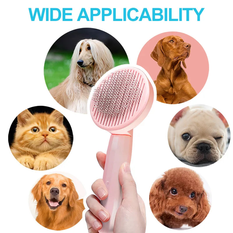 Pet Grooming Brush for Cats & Dogs