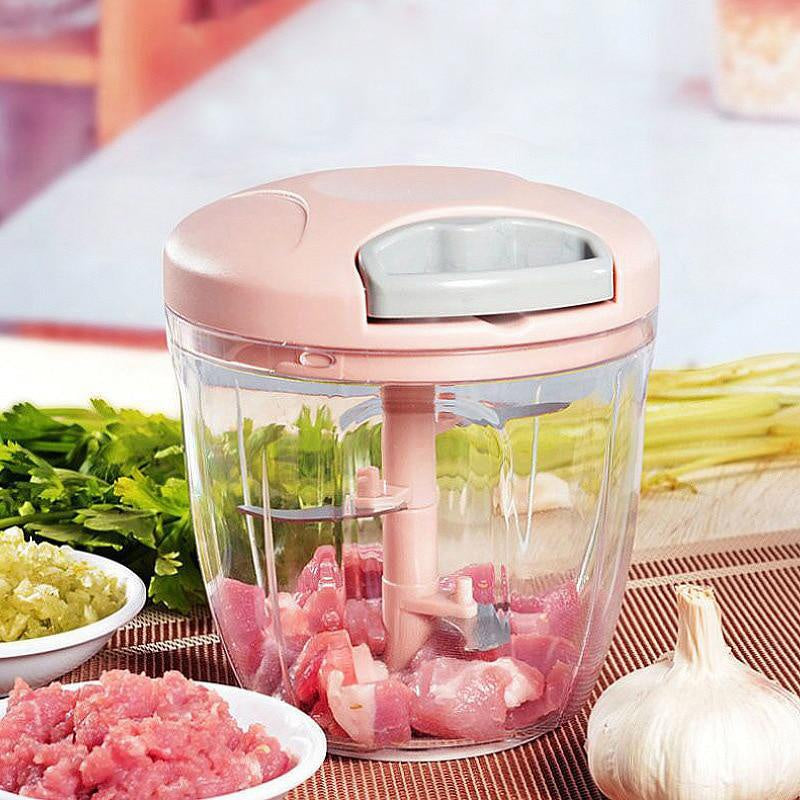 500/900ML Manual Meat Garlic Onion Chopper