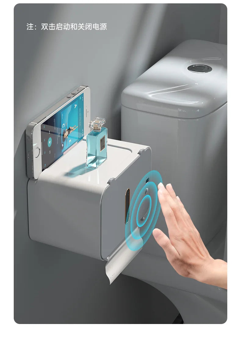 Automatic Smart Toilet Paper Dispenser Wall-Mounted