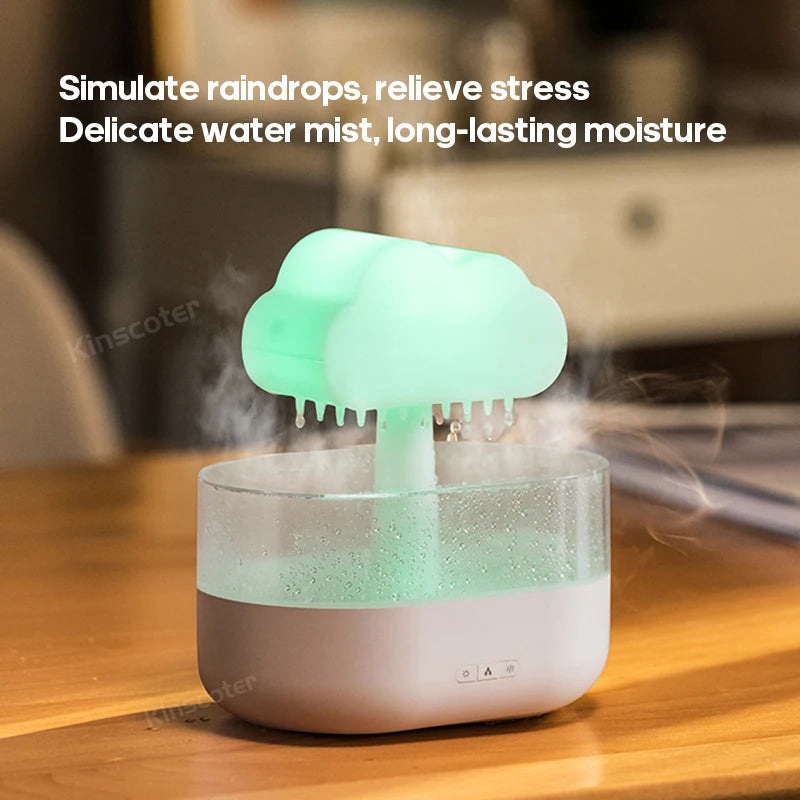 Rain Clouds Aroma Raindrops Air Humidifier Ultrasonic Sprayer