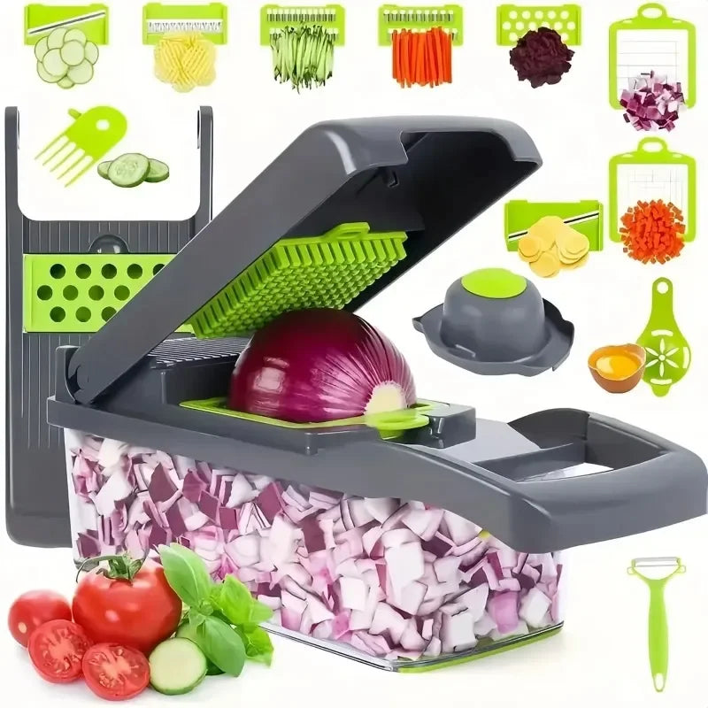 Multifunctional Vegetable Chopper - 14/16 in 1