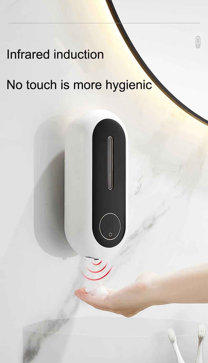 Automatic Foam Soap Dispenser Touchless Smart Sensor Wall Mounted