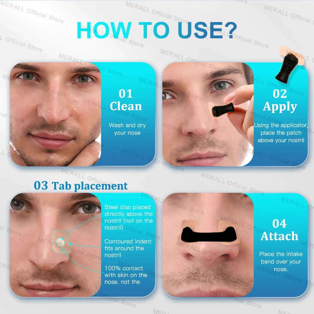 Anti Snore Strips - Magnetic Nose Clip