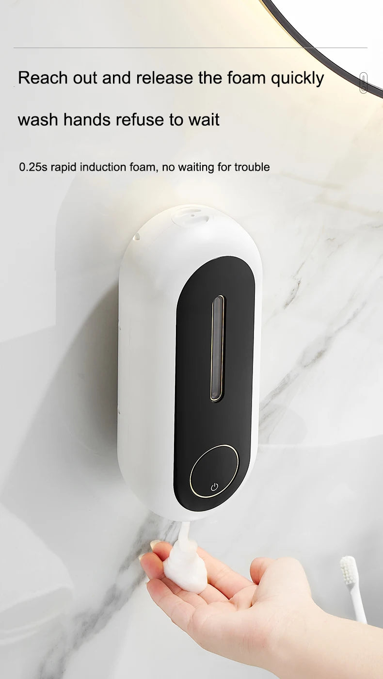 Automatic Foam Soap Dispenser Touchless Smart Sensor Wall Mounted