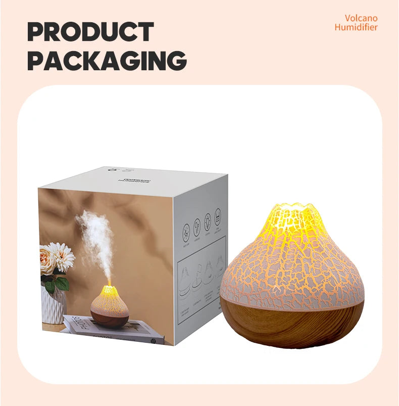 Volcano Air Humidifier Desktop Water Mist