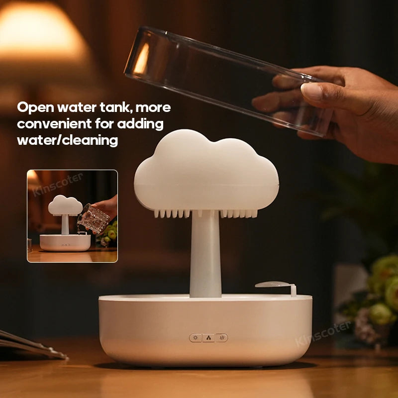 Rain Clouds Aroma Raindrops Air Humidifier Ultrasonic Sprayer