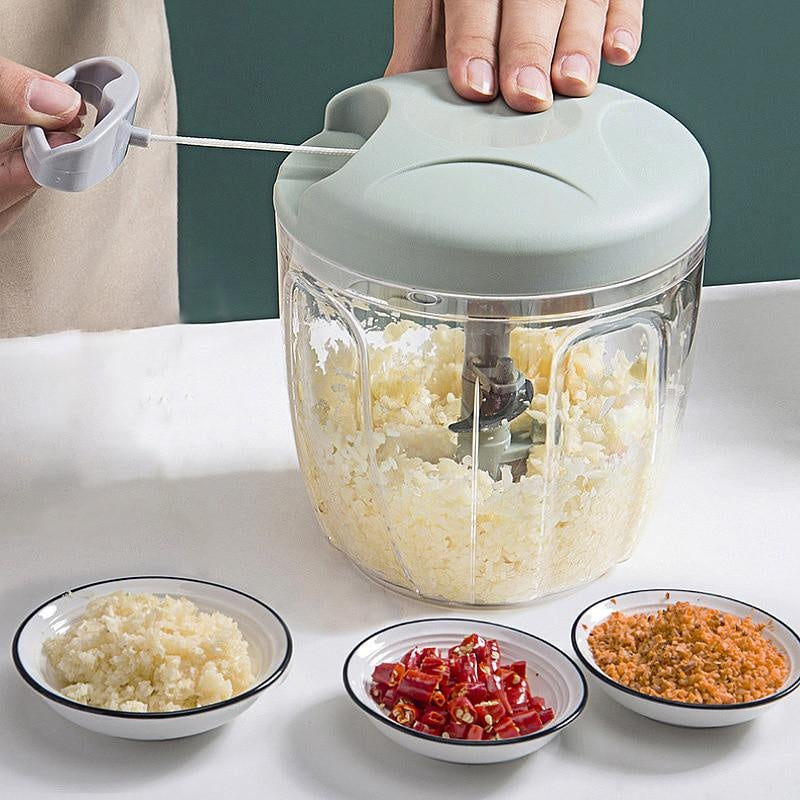 500/900ML Manual Meat Garlic Onion Chopper