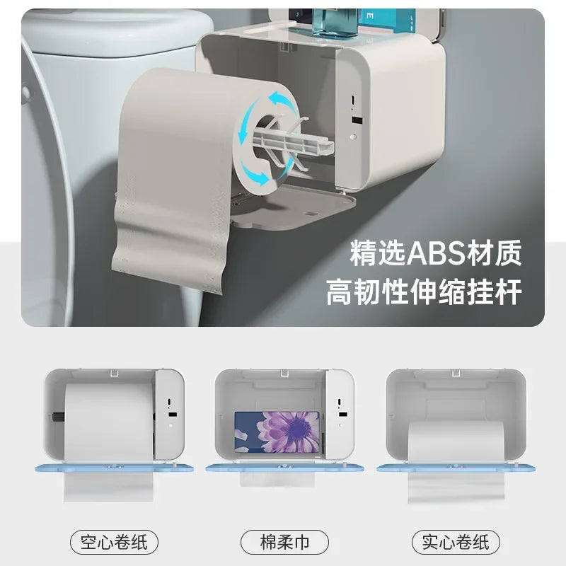 Automatic Smart Toilet Paper Dispenser Wall-Mounted