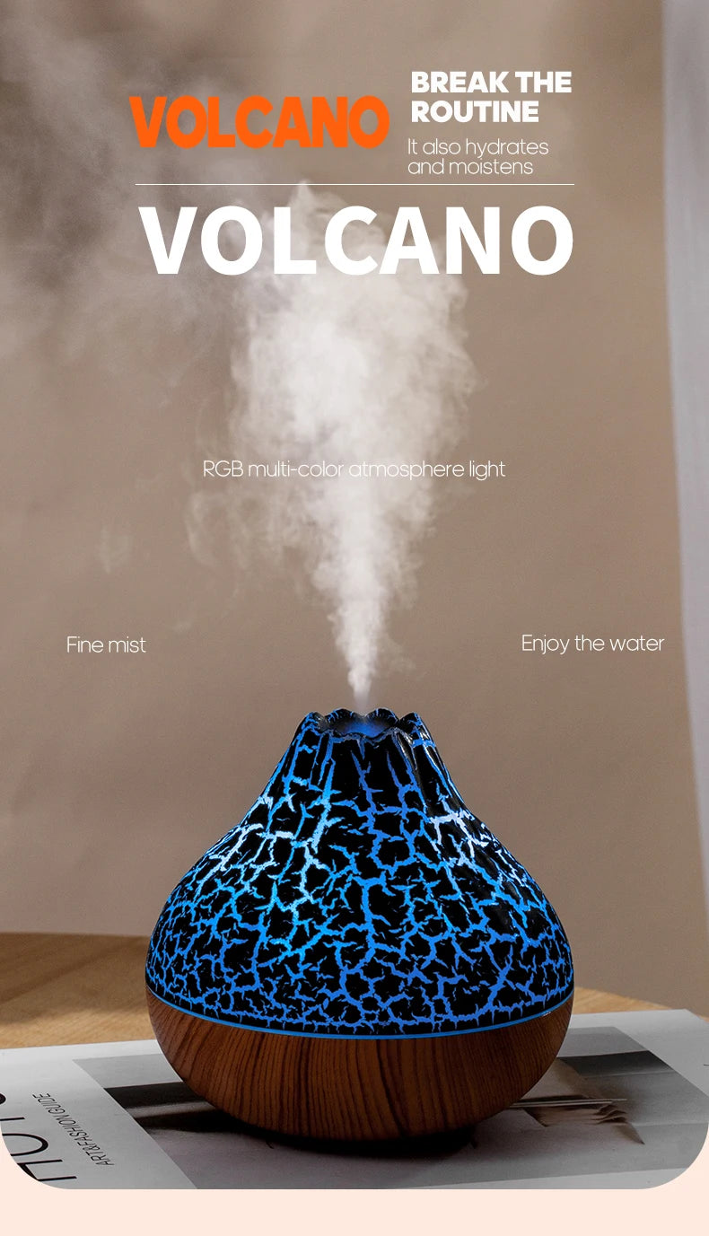 Volcano Air Humidifier Desktop Water Mist